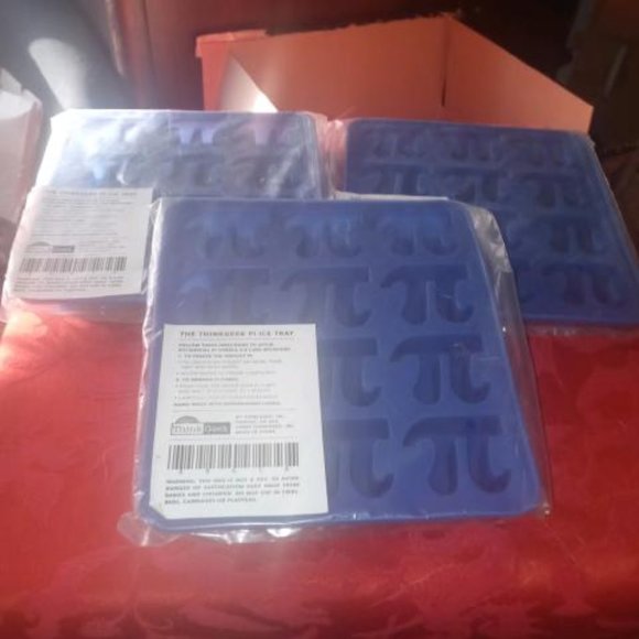 ThinkGeek 3 Pi Math Symbol Silicone Mold Bundle - Picture 1 of 2